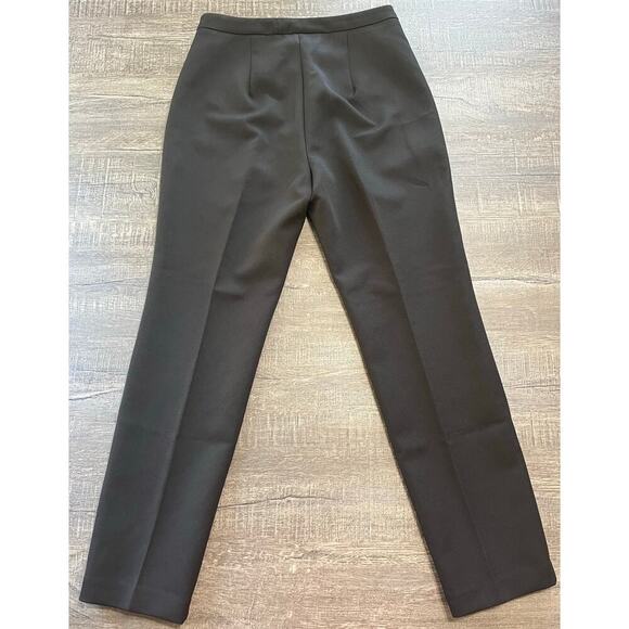 Tahari Straight Leg Pocketless Dress Pants, Black, Size 6 - Picture 2 of 5